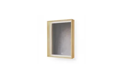 Зеркало Raval Frame Fra.02.60/W-DS, 60 см, с подсветкой, дуб сонома МОСПЛИТКА
