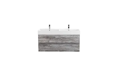 Тумба с раковиной Cezares Molveno 46 120 см MOLVENO 46-120-2C-SO-2-LG legno grigio МОСПЛИТКА