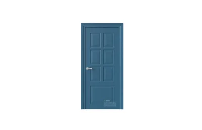 Межкомнатная дверь Novella N18 RAL5009 7 ДВЕРЕЙ