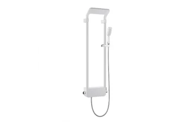 BLACK&WHITE Душевая панель W1010 Shine White (1300х405x230) АТЕЛЬЕ ВАННОЙ КОМНАТЫ. САМАРА