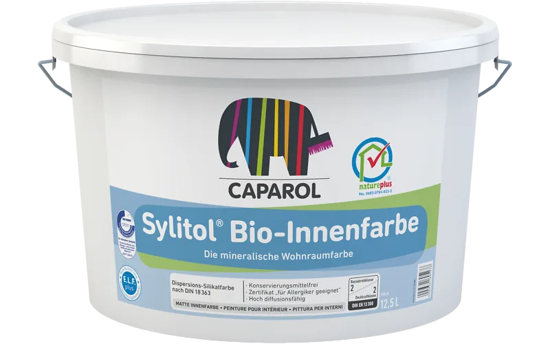 Краска водно-дисперсионная для внутренних работ Caparol Sylitol-Bio-Innenfarbe База 1, 10 л КАПАРОЛ ЦЕНТР САМАРА