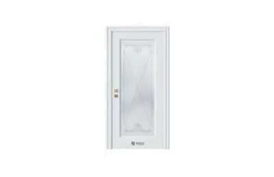 Deloress DL2 RAL9003 стекло 1 7 ДВЕРЕЙ