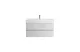 Тумба с раковиной Cezares Molveno 46 100 см MOLVENO 46-100-2C-SO-LB legno bianco МОСПЛИТКА