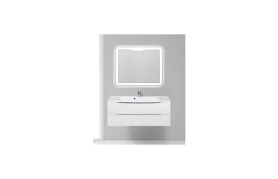 Тумба с раковиной BelBagno Marino MARINO-1200-2C-SO-BO-P, 120 х 45 х 55 см, Bianco Opaco - белый матовый МОСПЛИТКА