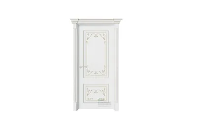 Межкомнатная дверь Provence Лоран 1 Ажур Софт белый 7 ДВЕРЕЙ