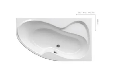 Ванна Ravak Rosa II 160x105 P CL21000000 (правая) АКВАМЕТРИЯ