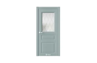 Neo Classic N12 Лунный RAL7042 стекло 7 ДВЕРЕЙ
