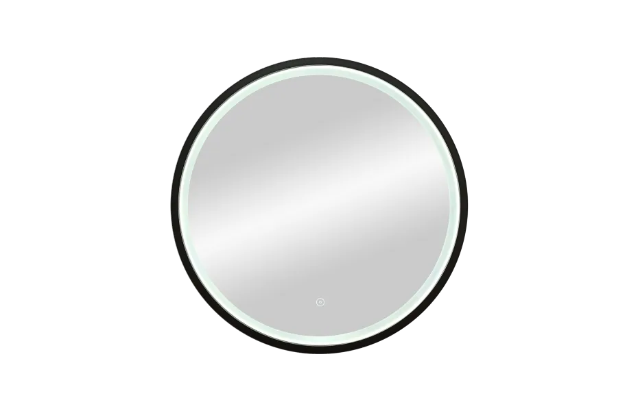 CONTINENT Зеркало "Style Black LED" D 600 c подсветкой АТЕЛЬЕ ВАННОЙ КОМНАТЫ. САМАРА