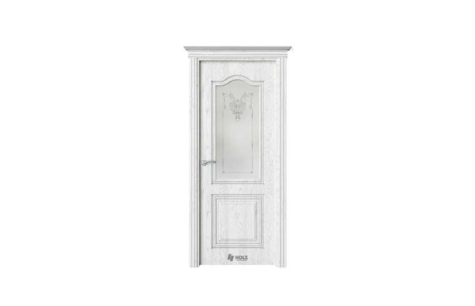Premium Lucia Орнамент Дуб винта стекло 7 ДВЕРЕЙ