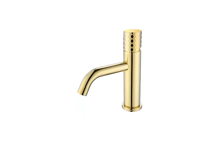 Смеситель Boheme Stick 121-GG для раковины, gold diamond gold МОСПЛИТКА