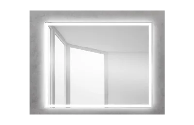BELBAGNO Зеркало со встроенным светильником и кнопочным выключателем, 12W, 220-240V, 1000x30x800 АТЕЛЬЕ ВАННОЙ КОМНАТЫ. САМАРА