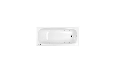 Акриловая ванна 180х80 см Whitecross Layla Slim Line 0122.180080.100.LINE.CR с гидромассажем МОСПЛИТКА