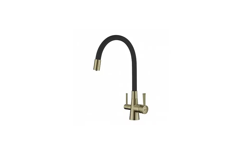 Смеситель Lemark Comfort для кухни с подключением к фильтру с питьевой водой LM3075B МОСПЛИТКА