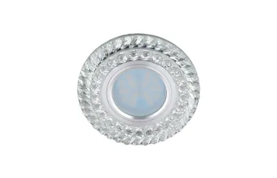 ВСТРАИВАЕМЫЙ СВЕТИЛЬНИК FAMETTO LUCIOLE DLS-L132 GU5.3 CHROME/CLEAR MNOGOROZETOK - МНОГОРОЗЕТОК