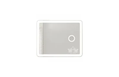 Зеркало Art&Max Latina 100 см AM-Lat-1000-800-DS-F-X3 с косметической линзой МОСПЛИТКА