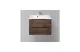 Тумба с раковиной BelBagno Marino MARINO-800-2C-SO-RW-P, 80 х 45 х 55 см, Rovere Moro - темно-коричневый МОСПЛИТКА