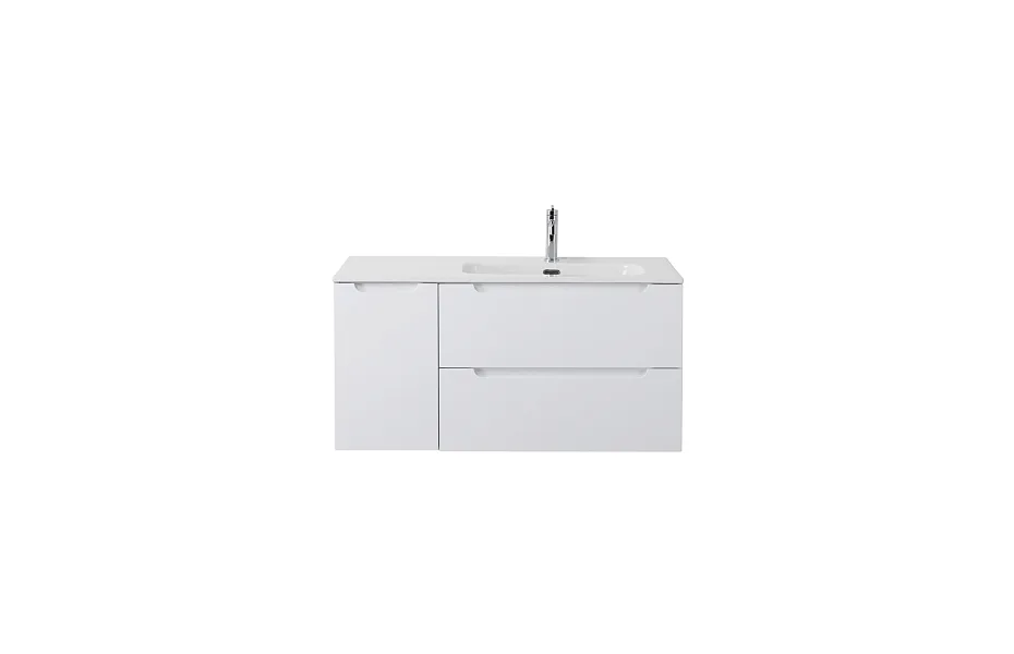 Тумба с раковиной BelBagno Etna 100 см ETNA-1000-2C-1A-SO-BL-R bianco lucido МОСПЛИТКА