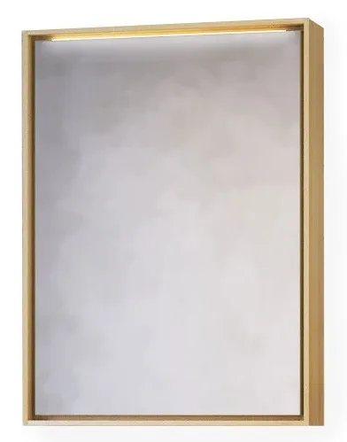 Зеркало-шкаф RAVAL Frame 60 Дуб сонома с подсветкой, розеткой АТЕЛЬЕ ВАННОЙ КОМНАТЫ. САМАРА
