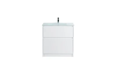 Тумба с раковиной BelBagno Kraft 80 см KRAFT-800-2C-PIA-BO bianco opaco МОСПЛИТКА