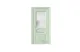 Межкомнатная дверь Novella N40 RAL6019 стекло 7 ДВЕРЕЙ