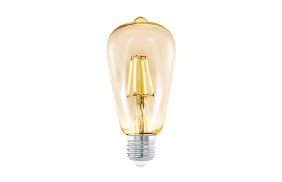 ЛАМПА СВЕТОДИОДНАЯ ФИЛАМЕНТНАЯ ДИММИРУЕМАЯ EGLO E27 4W 2200К ЯНТАРЬ 12871 МОСПЛИТКА