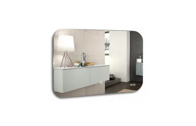 Зеркало Aquanika Basic 80х55 см AQB5580RU38 с подсветкой и сенсорным выключателем МОСПЛИТКА