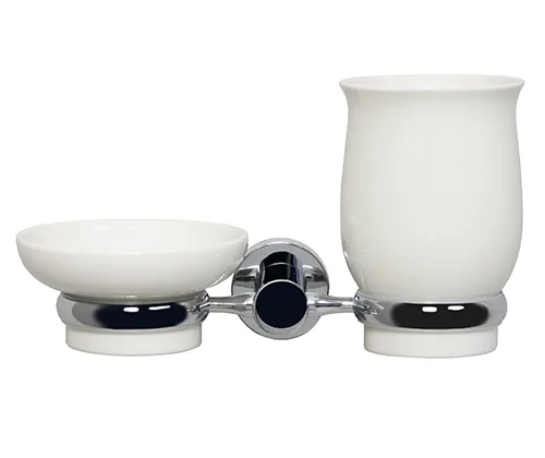 WasserKRAFT K-24226 Держатель стакана и мыльницы АТЕЛЬЕ ВАННОЙ КОМНАТЫ. САМАРА