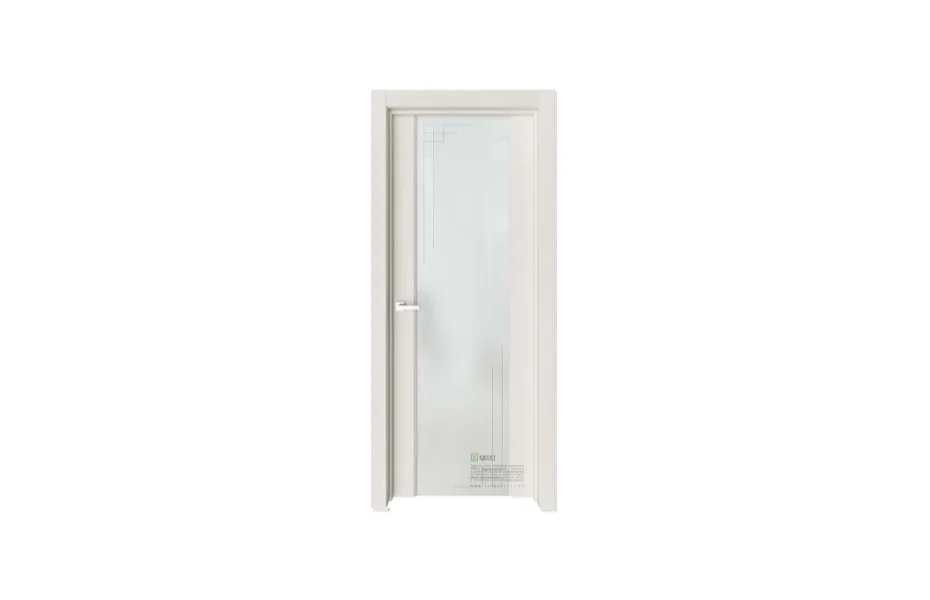 Межкомнатная дверь Elegance E2G Ясень жемчуг стекло 2 7 ДВЕРЕЙ