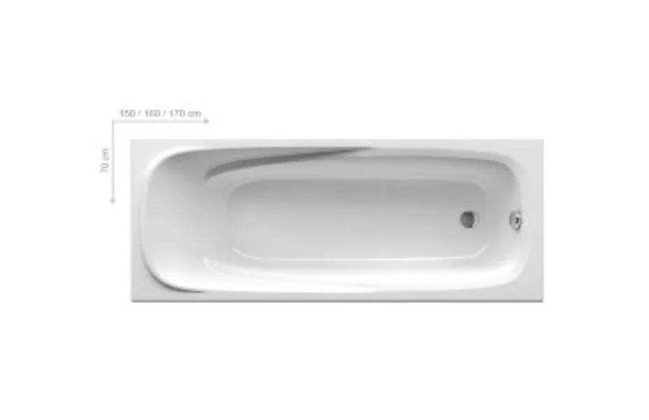 Ванна Ravak Vanda II 150x70 CO11000000 АКВАМЕТРИЯ