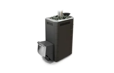 Печь банная TMF Гейзер XXL 2017 Inox ДН ЗК (Антрацит) (12-24 м³; 39/57 кг.; 3 мм.; D115 мм.) ПАР МАСТЕР