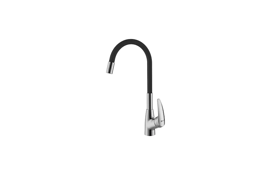Смеситель для кухонной мойки Lemark Linara LM0415C-Black хром глянец / черный матовый МОСПЛИТКА