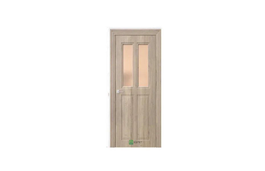 NOVELLA N23 НЛ рустик тимбер Стекло сатинат бронза 7 ДВЕРЕЙ