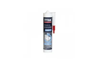 TYTAN Professional Герметик Силиконовый Санитарный белый 310мл ПЛИНТУС ХОЛЛ