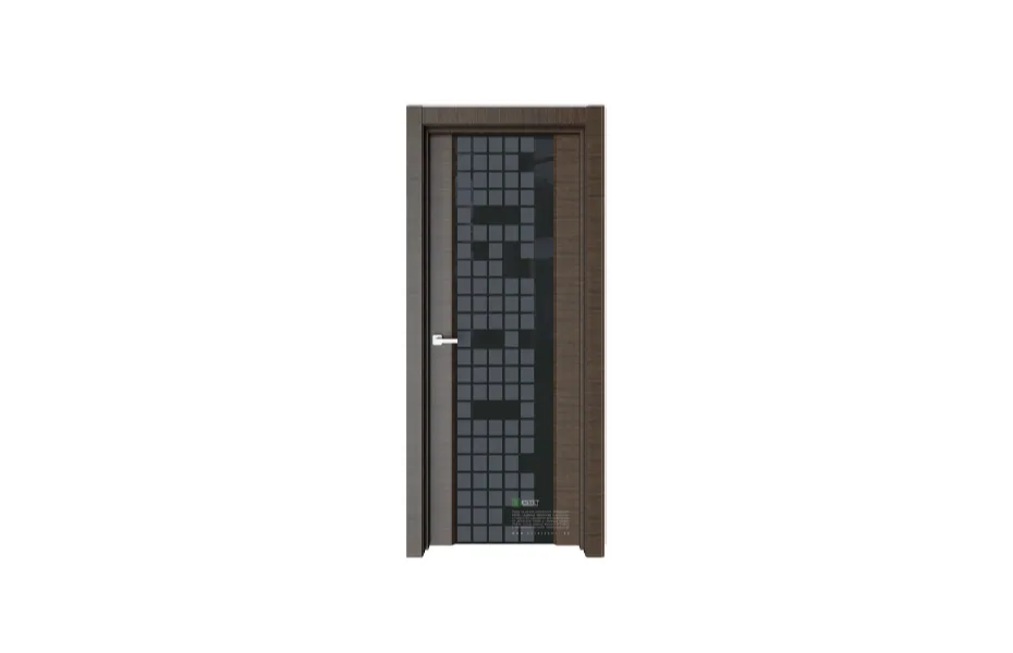 Межкомнатная дверь Elegance E2G Корица черное стекло 10 7 ДВЕРЕЙ