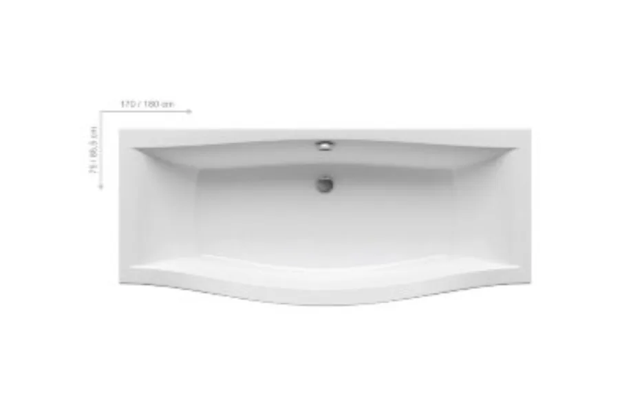 Ванна Ravak Magnolia 170x75 C501000000 АКВАМЕТРИЯ