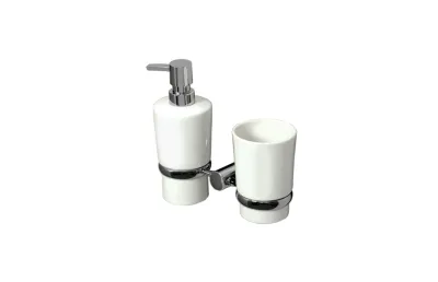 WasserKRAFT K-28289 Держатель стакана и дозатора АТЕЛЬЕ ВАННОЙ КОМНАТЫ. САМАРА