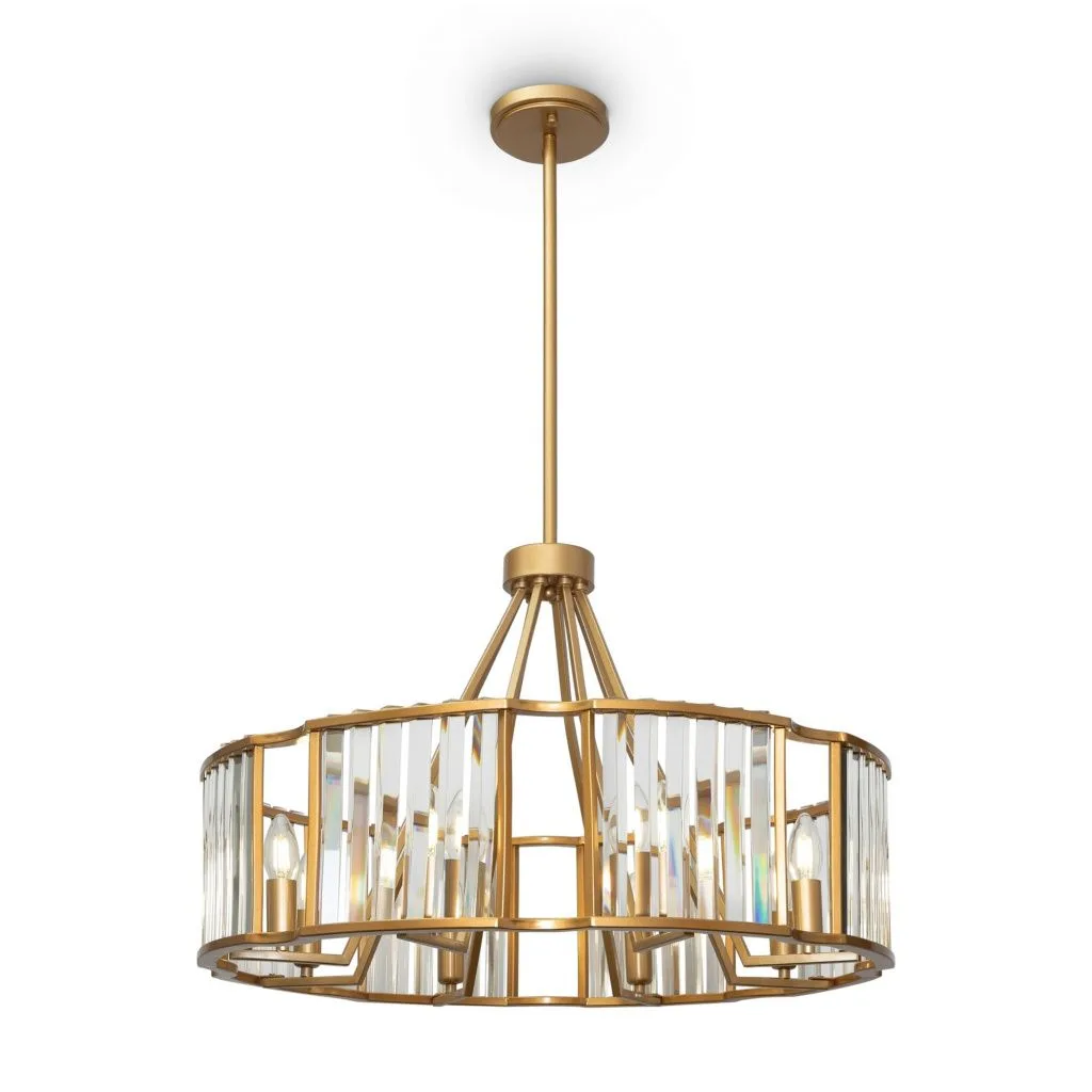 Люстра на штанге Maytoni Solar MOD087PL-08G MAYTONI