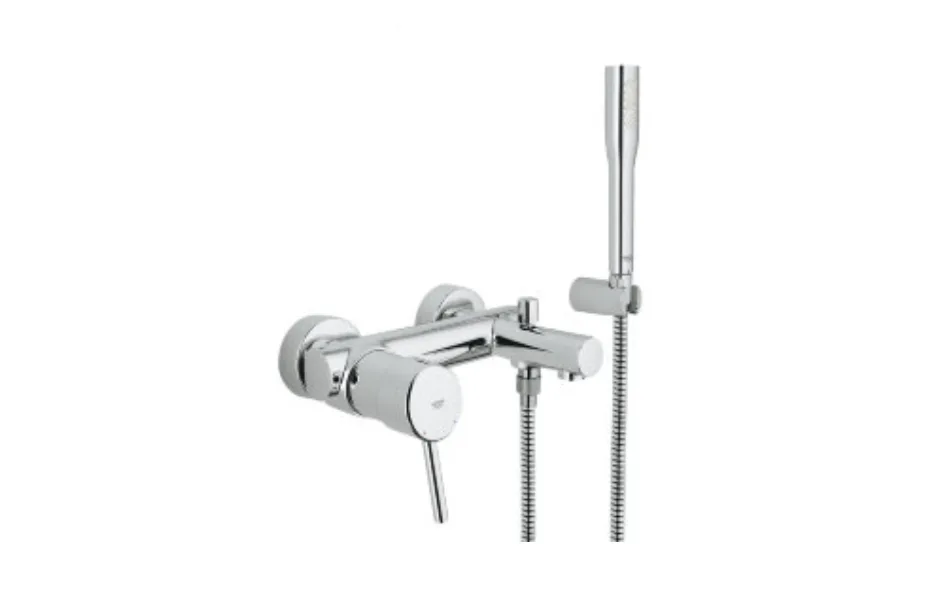 Смеситель для ванны Grohe Concetto с душевым гарнитуром 32212001 АКВАМЕТРИЯ