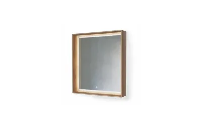 Зеркало Raval Frame Fra.02.75/DT, 75 см, с подсветкой, дуб трюфель МОСПЛИТКА