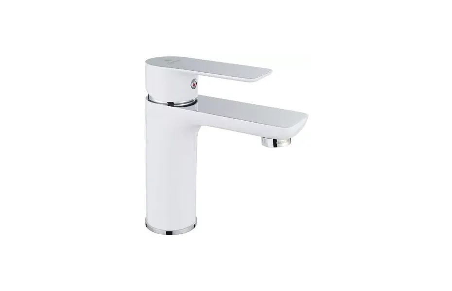 Смеситель для раковины Aquanet Arctic AF520-10СW белый/хром МОСПЛИТКА