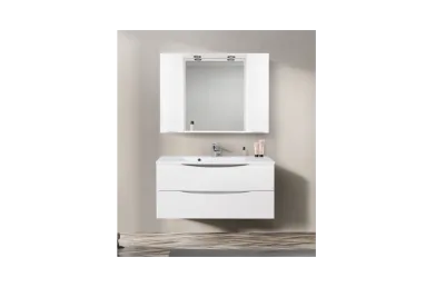 BELBAGNO Marino Шкаф зеркальный подвесной с двумя распашными дверцами с доводчиками, с подсветкой АТЕЛЬЕ ВАННОЙ КОМНАТЫ. САМАРА
