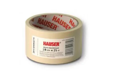 Hauser Малярная лента ST белая (38ммх25м) ПЛИНТУС ХОЛЛ