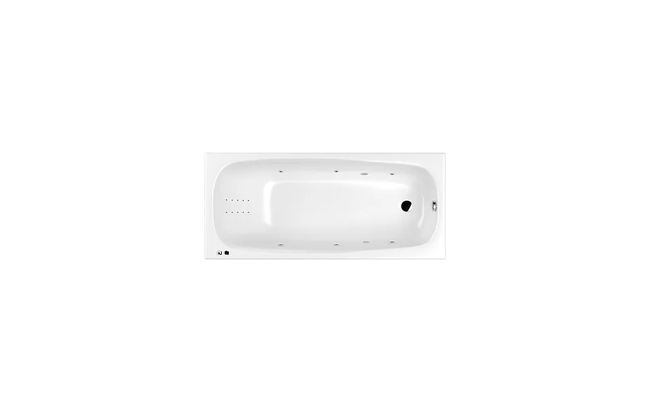 Акриловая ванна 170х75 см Whitecross Layla Slim Line Nano 0122.170075.100.LINENANO.CR с гидромассажем МОСПЛИТКА