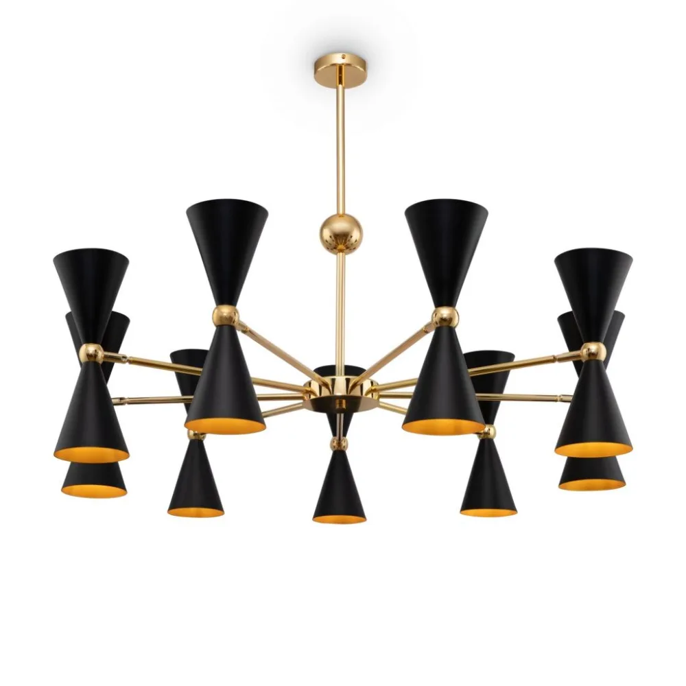 Люстра на штанге Maytoni Vesper MOD108PL-18GB MAYTONI