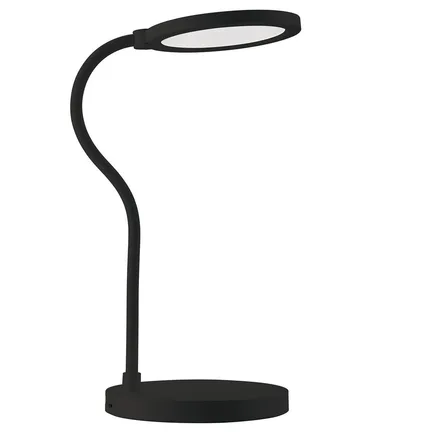 НАСТОЛЬНАЯ ЛАМПА (UL-00003339) UNIEL TLD-553 BLACK/LED/400LM/4500K/DIMMER/USB MNOGOROZETOK - МНОГОРОЗЕТОК