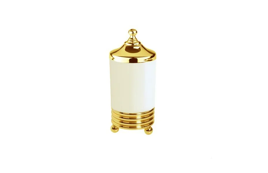 BOHEME Hermitage Gold Стакан для ватных дисков, золото АТЕЛЬЕ ВАННОЙ КОМНАТЫ. САМАРА