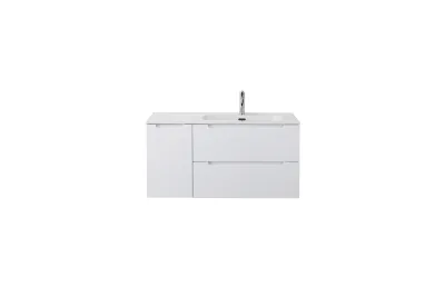 Тумба с раковиной BelBagno Etna 100 см ETNA-1000-2C-1A-SO-BL-R bianco lucido МОСПЛИТКА