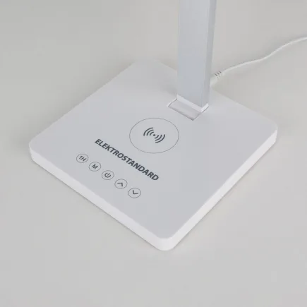 НАСТОЛЬНАЯ ЛАМПА ELEKTROSTANDARD LORI БЕЛЫЙ/СЕРЕБРЯНЫЙ (TL90510) 4690389112218 MNOGOROZETOK - МНОГОРОЗЕТОК