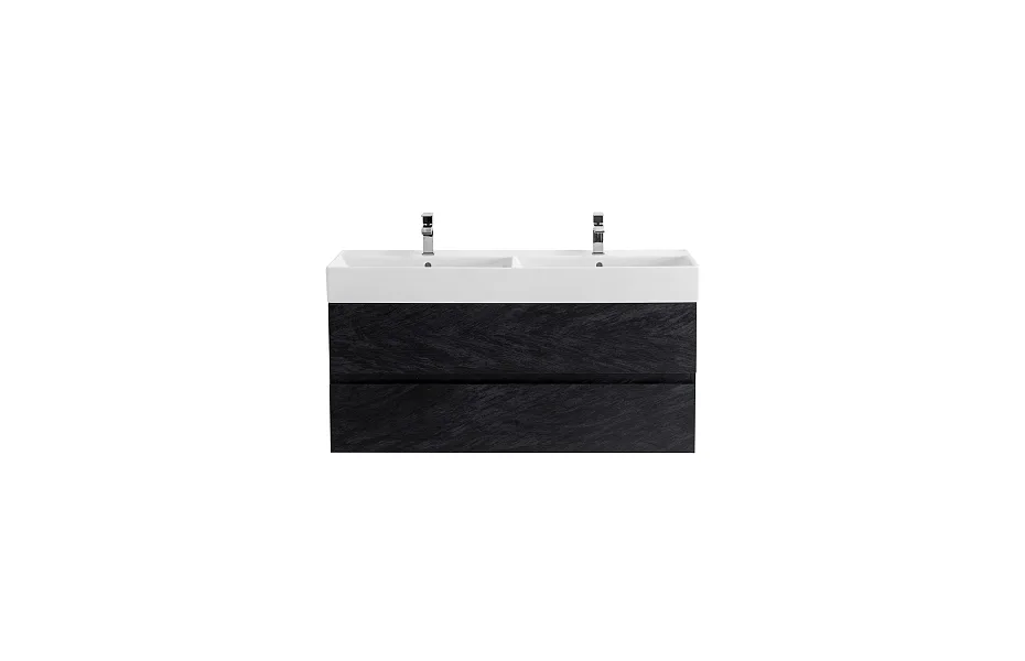 Тумба с раковиной Cezares Molveno 46 120 см MOLVENO 46-120-2C-SO-2-NR nero МОСПЛИТКА