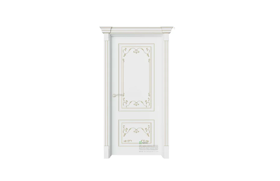 Межкомнатная дверь Provence Лоран 1 Ажур Софт белый 7 ДВЕРЕЙ